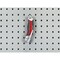 Triton Products 1/2 In. Single Rod 30 Degree Bend Steel Pegboard Hook for LocBoard, PK5 51013 - alternate 6